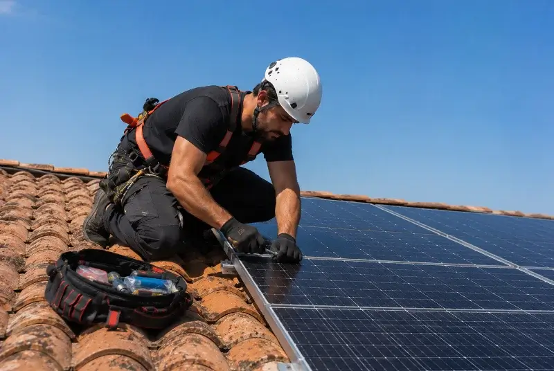 Maintenance et monitoring de panneaux solaires à Salles-Mongiscard